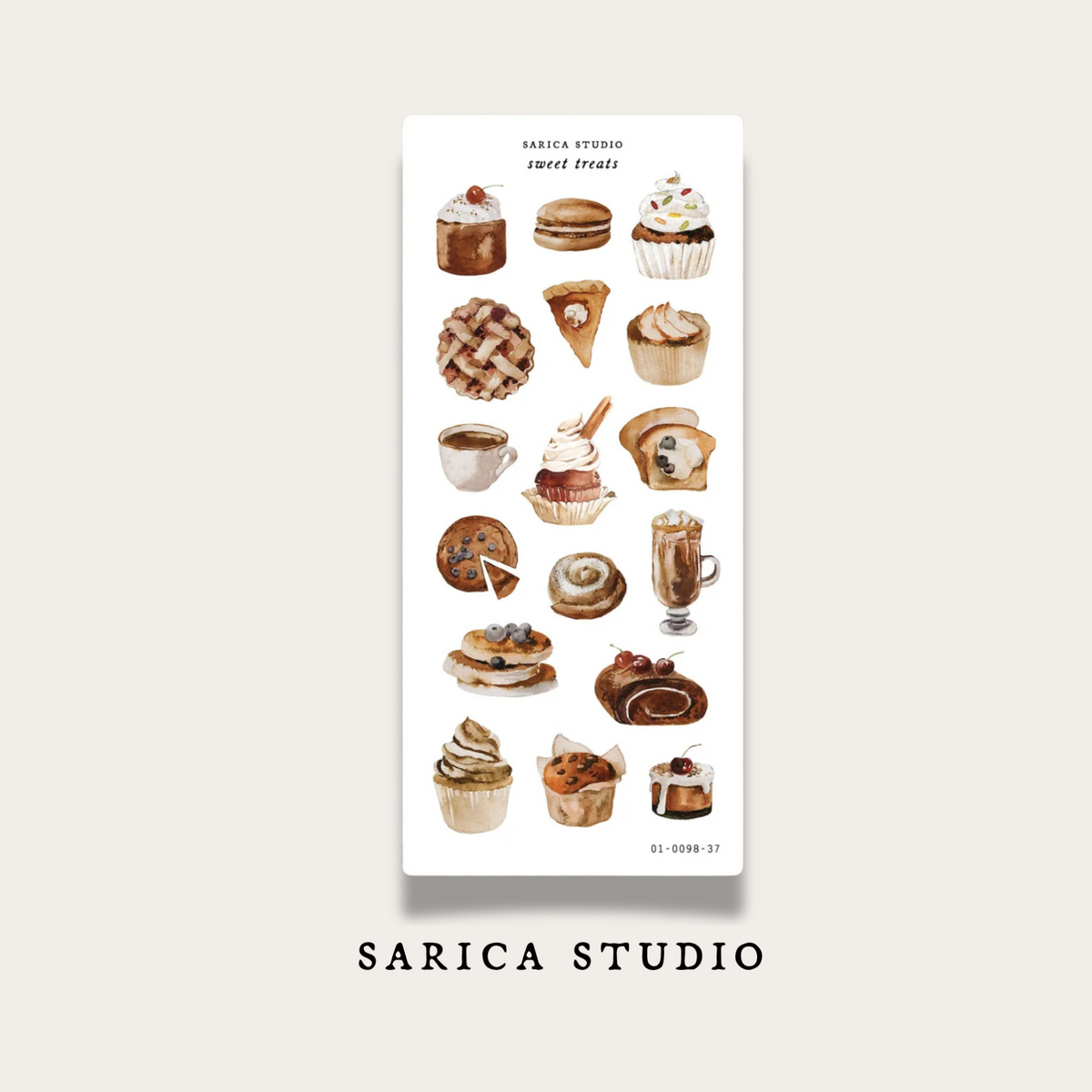 Sweet Treats Stickers - Sarica Studio