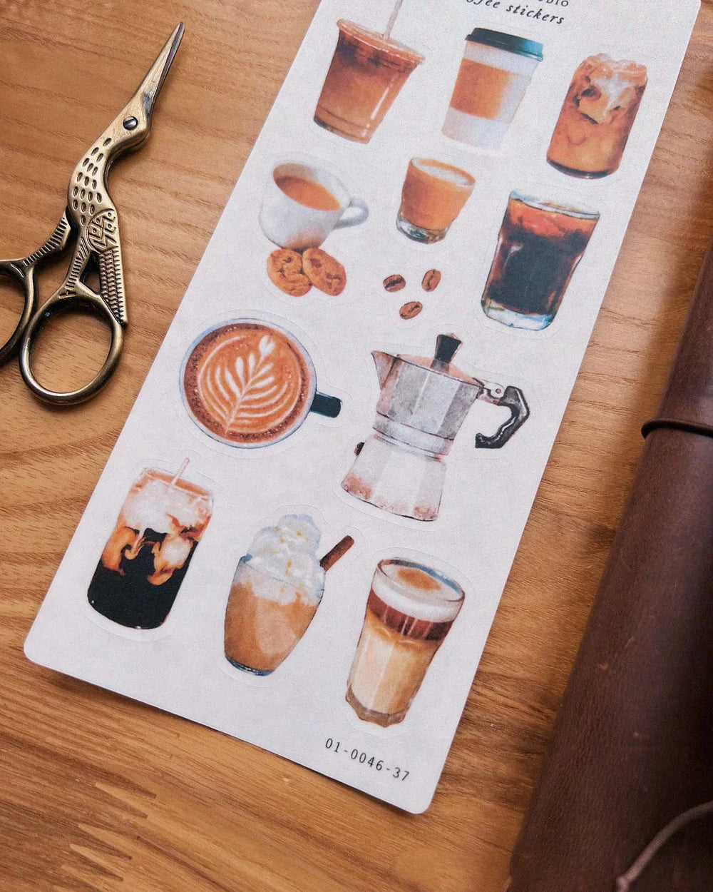 Coffee Sticker Sheet - Sarica Studio
