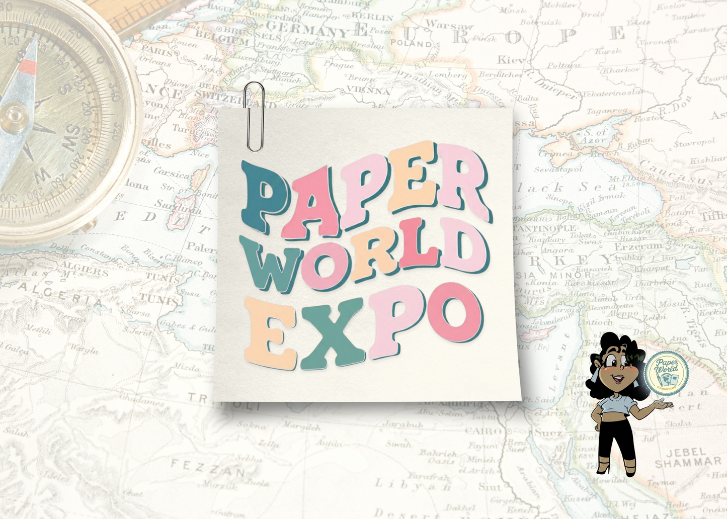 Paper World Expo Postcard