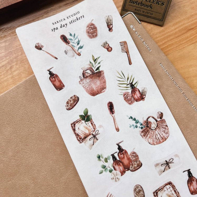 Spa Day Stickers - Sarica Studio