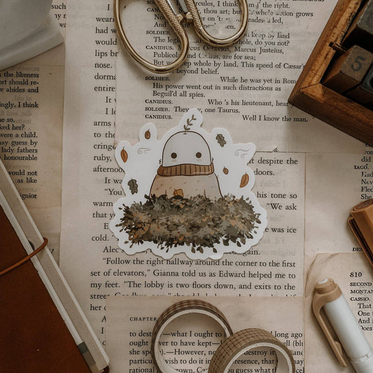 Cello in Autumn Single Sticker