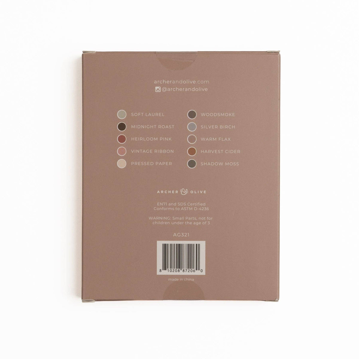 Quiet Corners | Set of 10 Acrylograph Pens