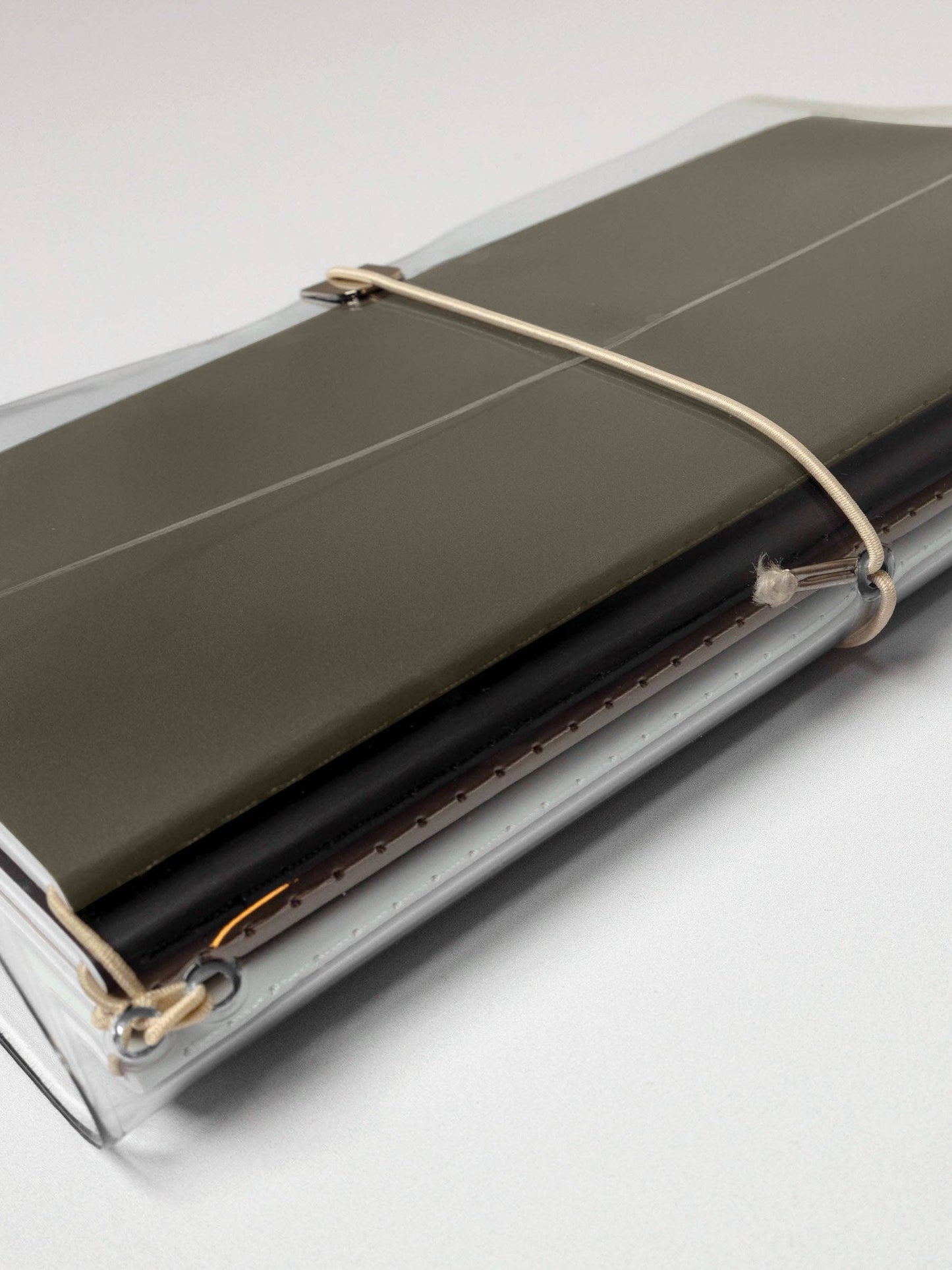 Clear Vinyl Travel Notebook Cover | A5 Slim