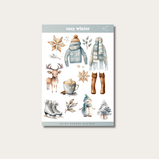 *Oops* Cozy Winter Sticker Sheet