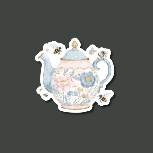 The Queen’s Tea Pot Single Sticker