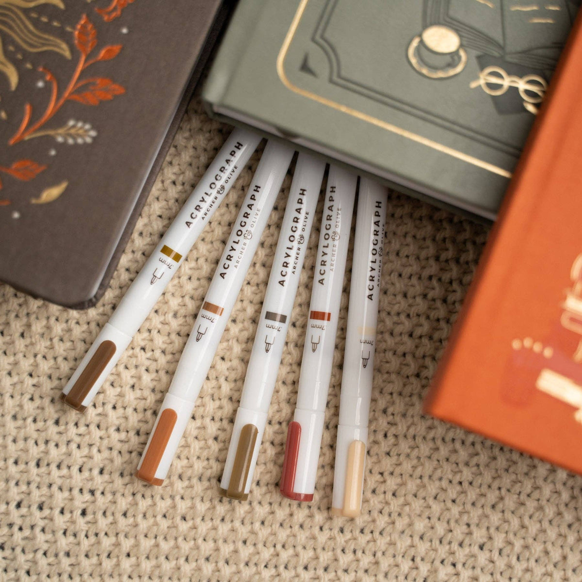 Quiet Corners | Set of 10 Acrylograph Pens