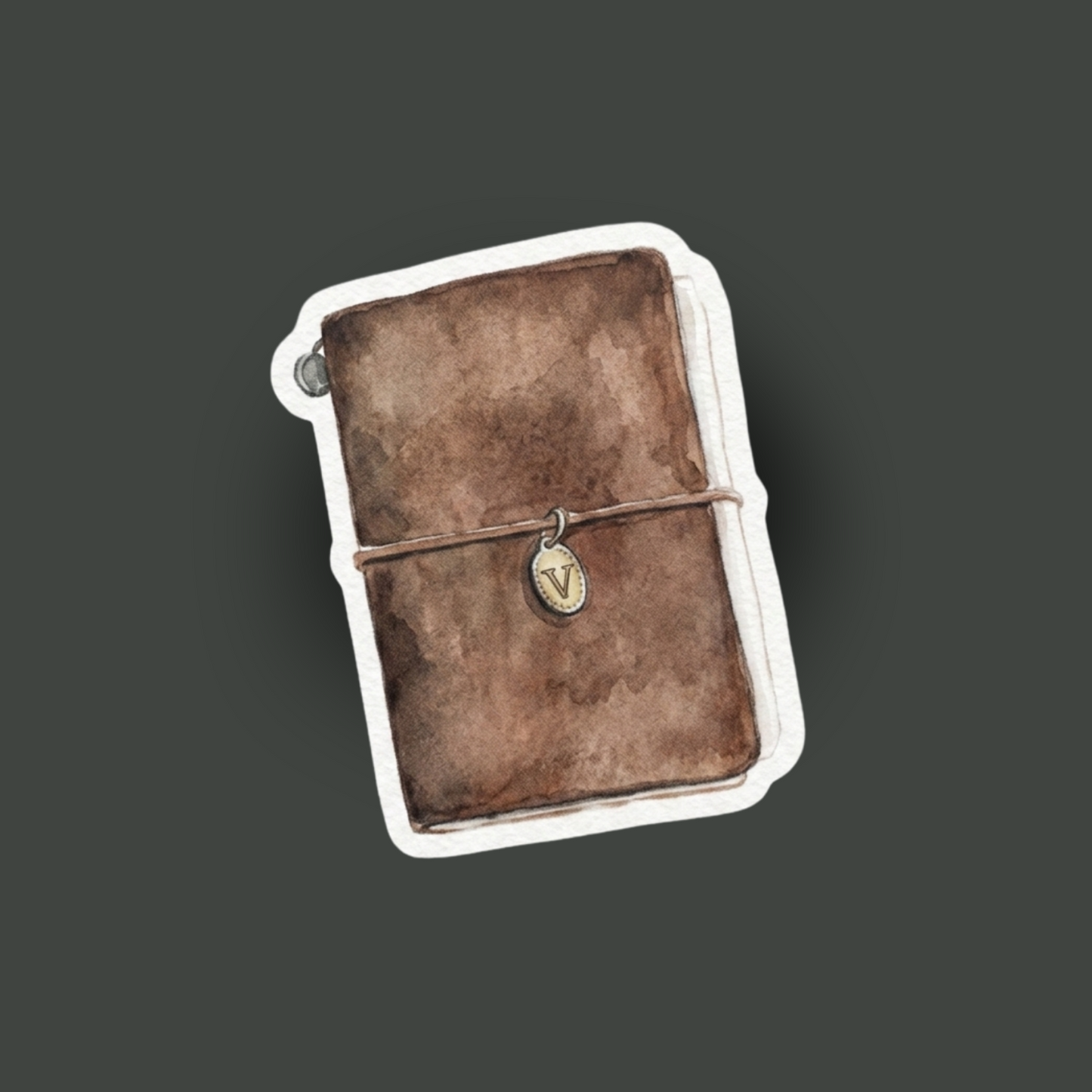 Leather Journal Single Sticker
