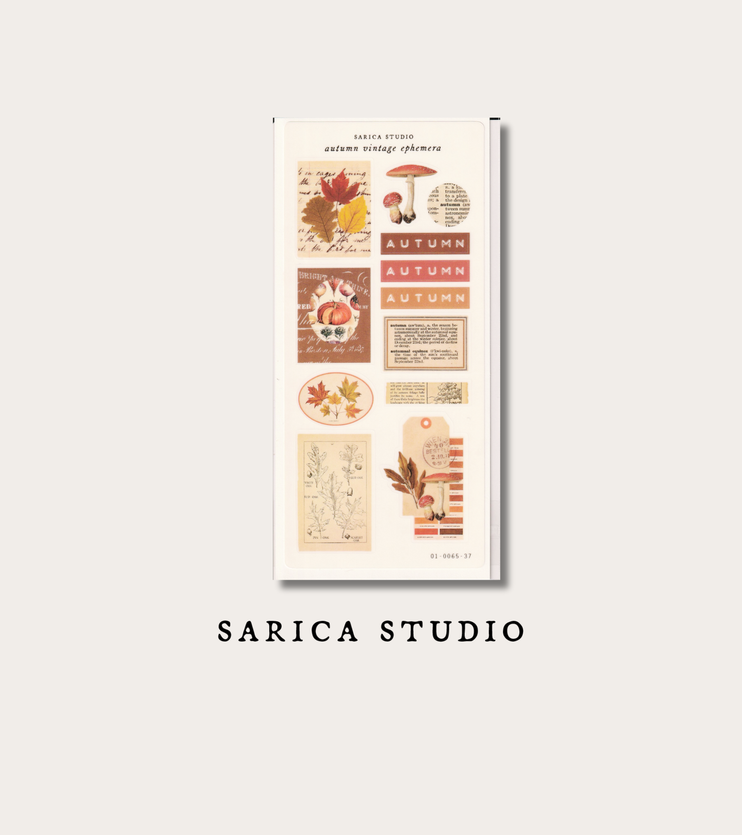 Autumn Sticker Sheets  - Sarica Studio