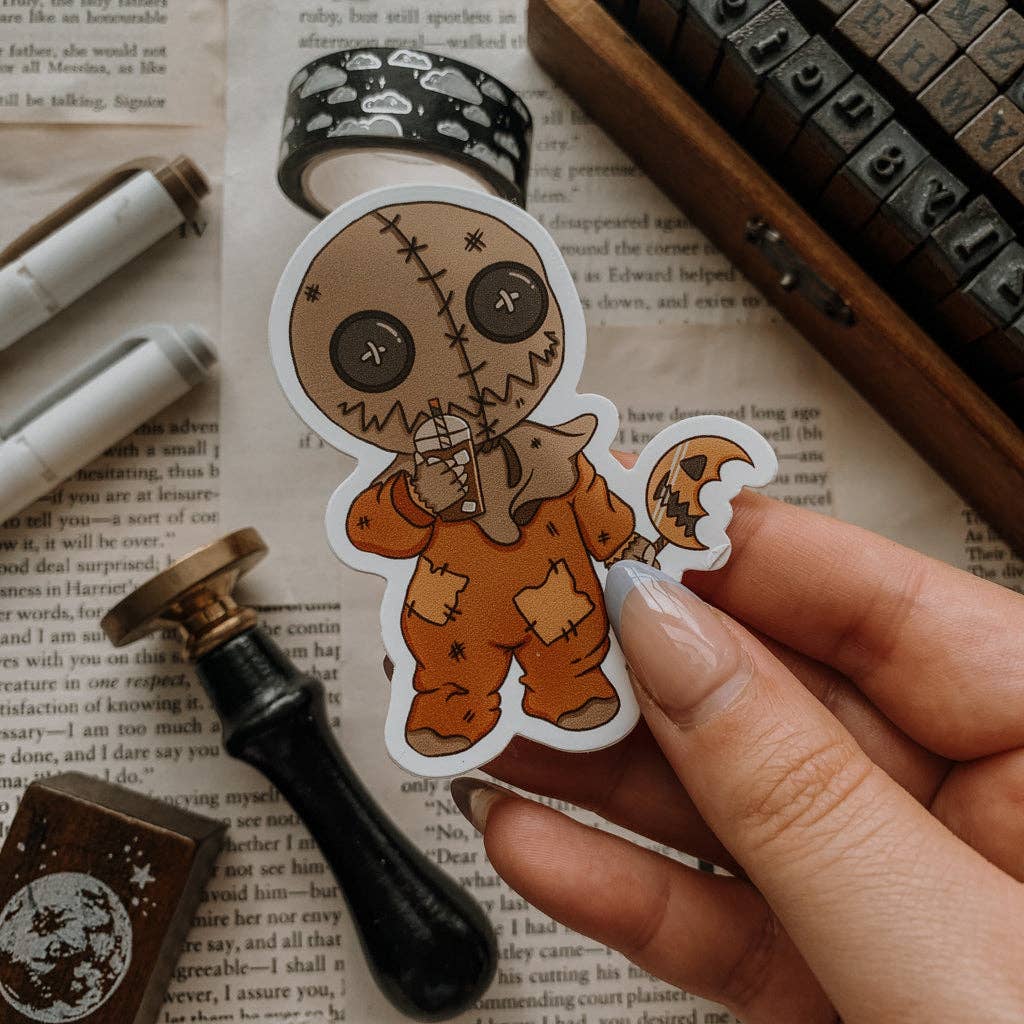 Trick or Treat Coffee Single Sticker - SV