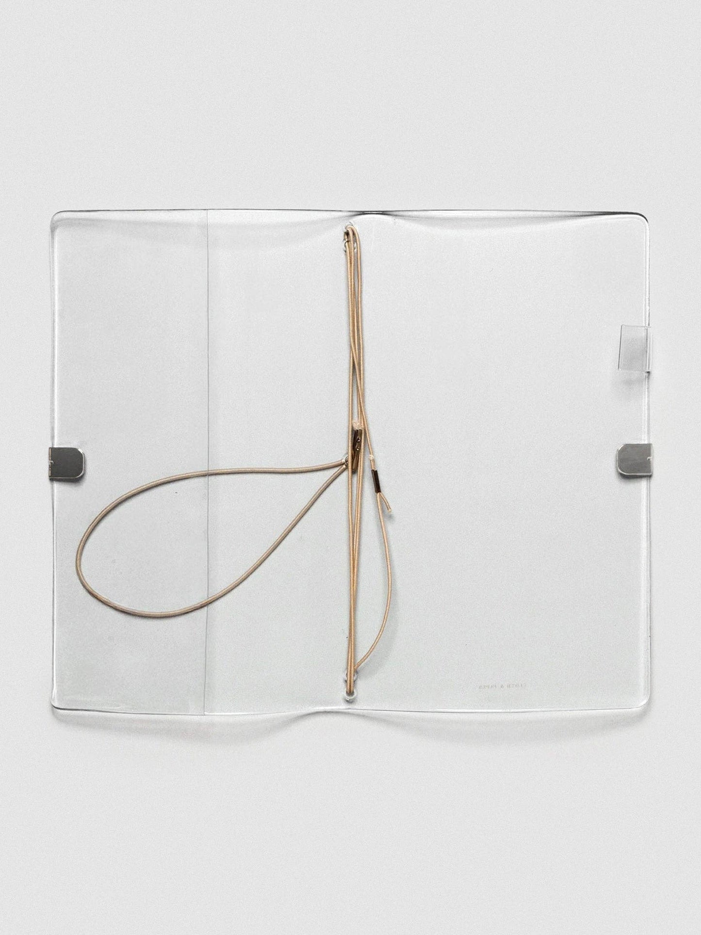 Clear Vinyl Travel Notebook Cover | A5 Slim