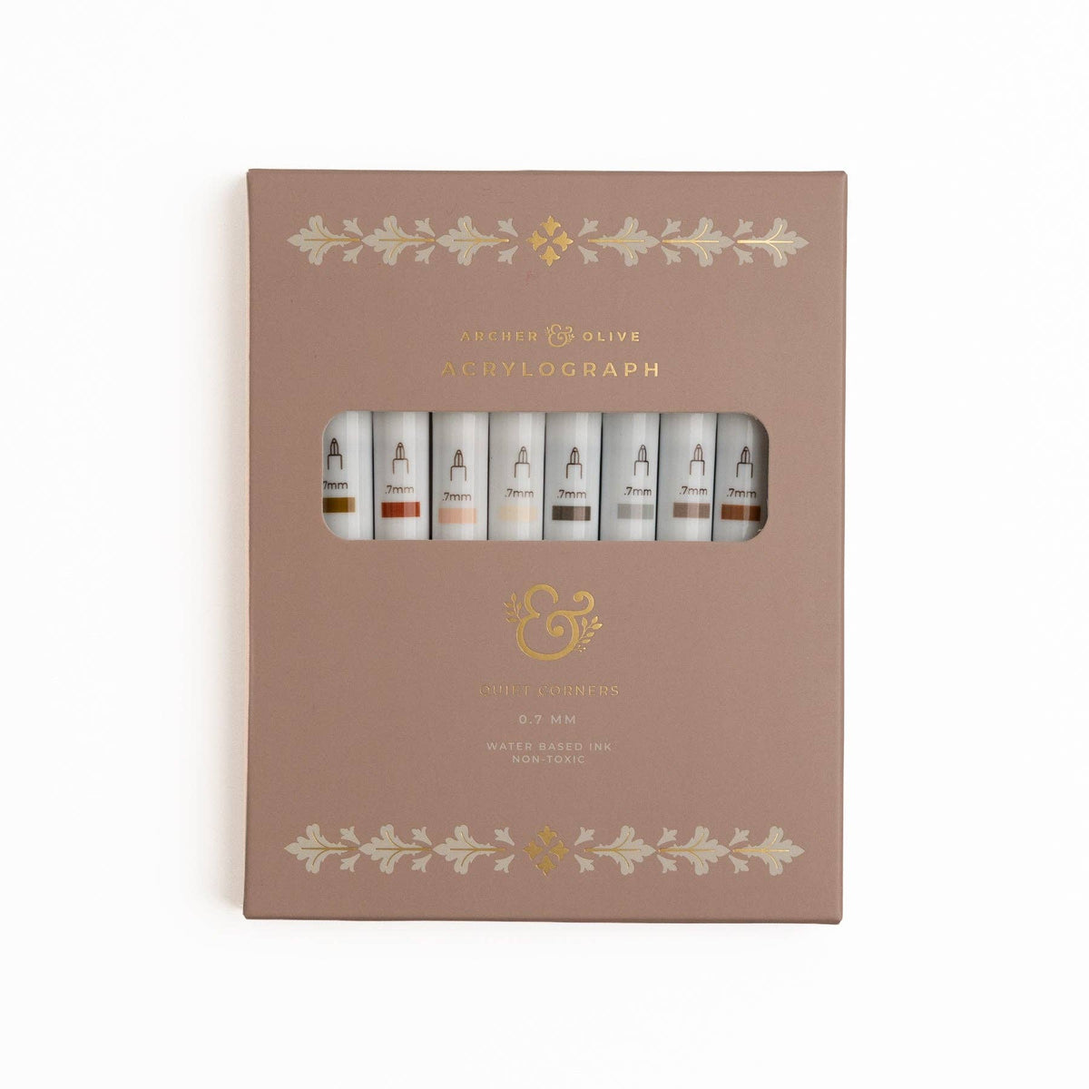 Quiet Corners | Set of 10 Acrylograph Pens
