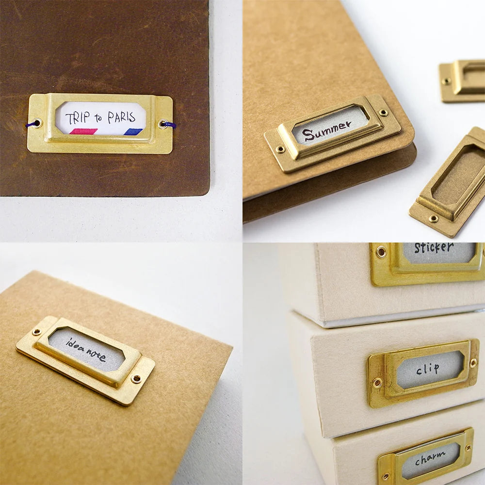 Brass Label Plate - Traveler's Company