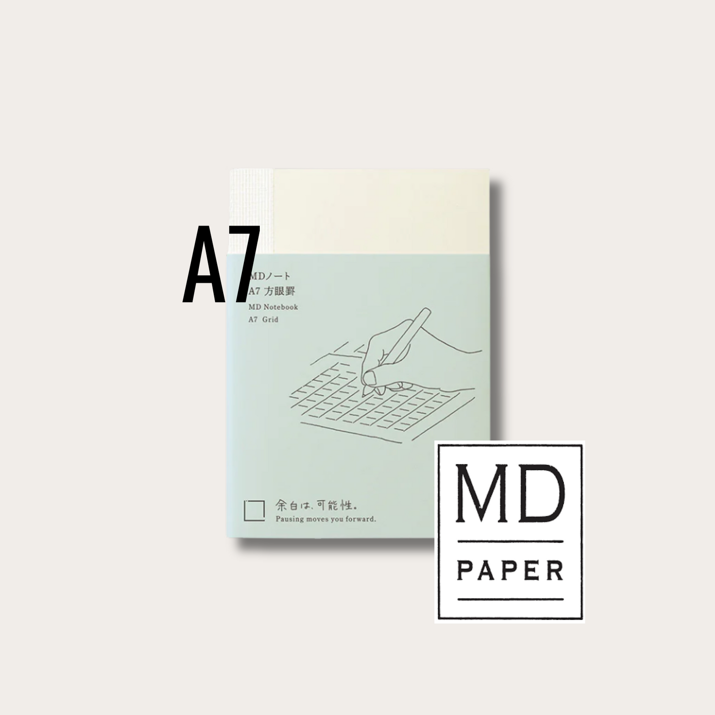 Midori MD Notebook A7 Grid