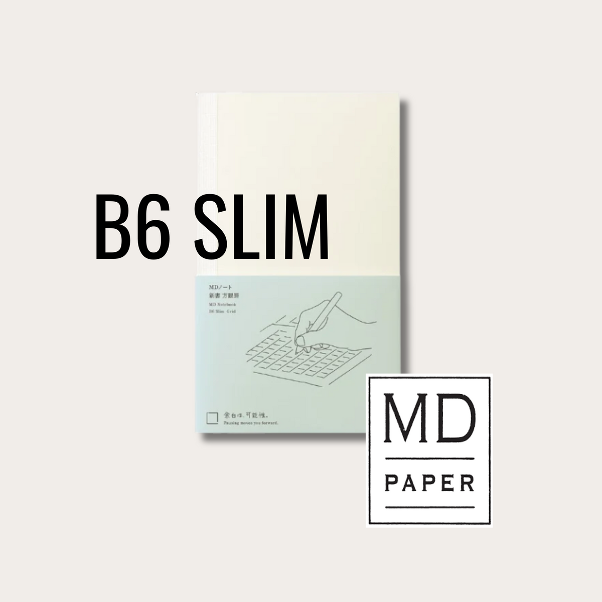 Midori MD Notebook B6 Slim Grid