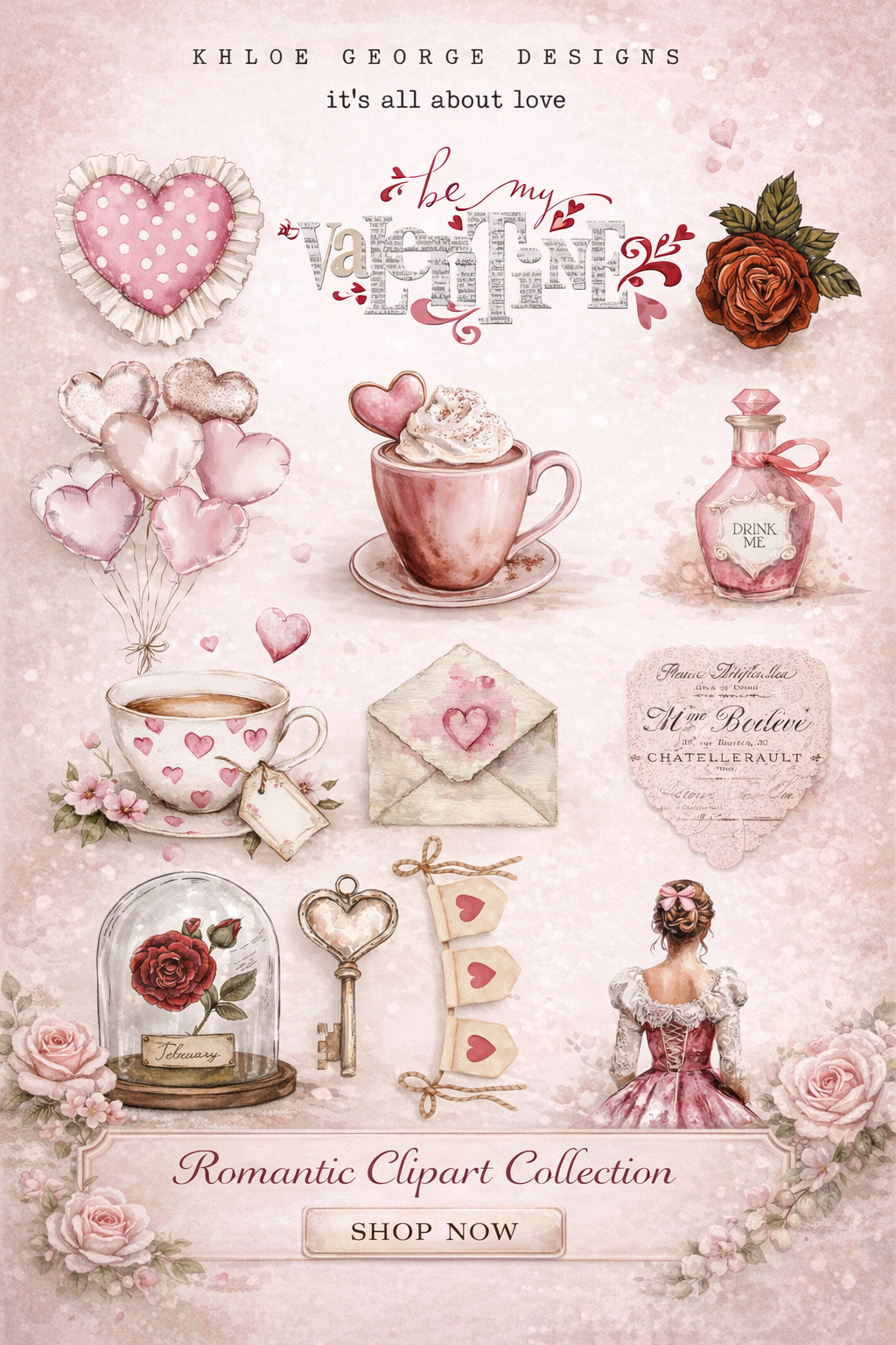 All About Love Sticker Sheet