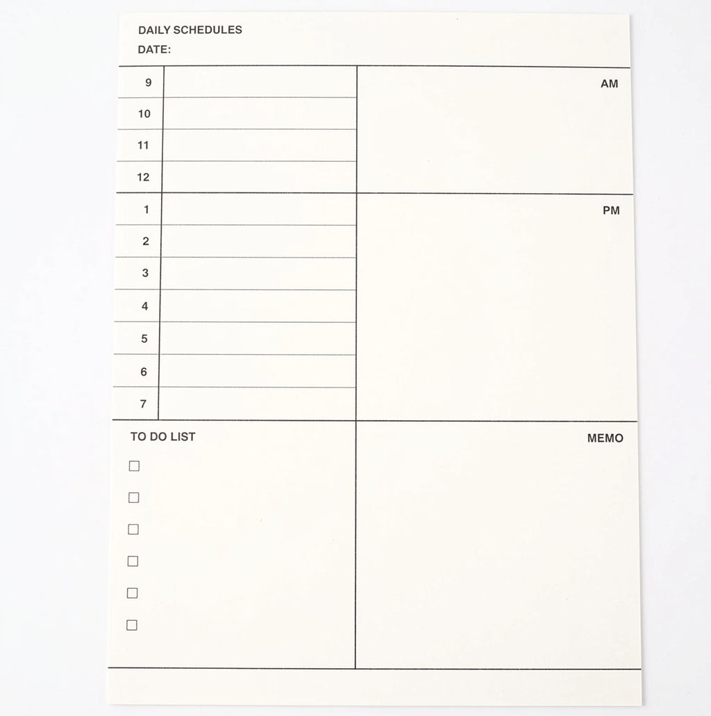 Minimalist Sticky Note Planner
