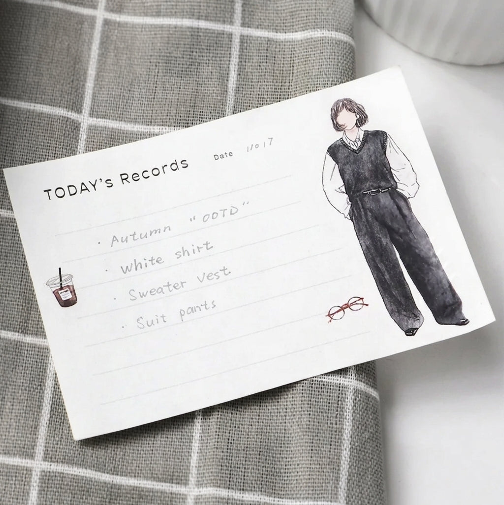 Vintage Record Memo Padd