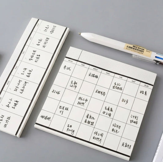 Minimalist Sticky Note Planner