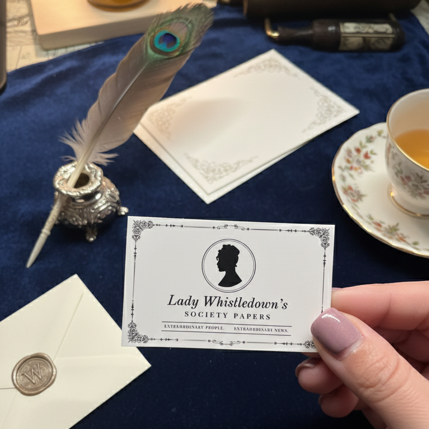 Lady Whistledown’s Society Papers Single Sticker