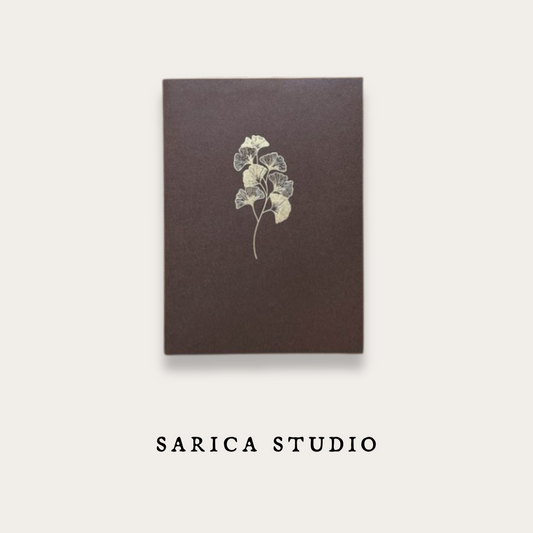 Ginkgo Notebook (Passport TN Size) - Sarica Studio