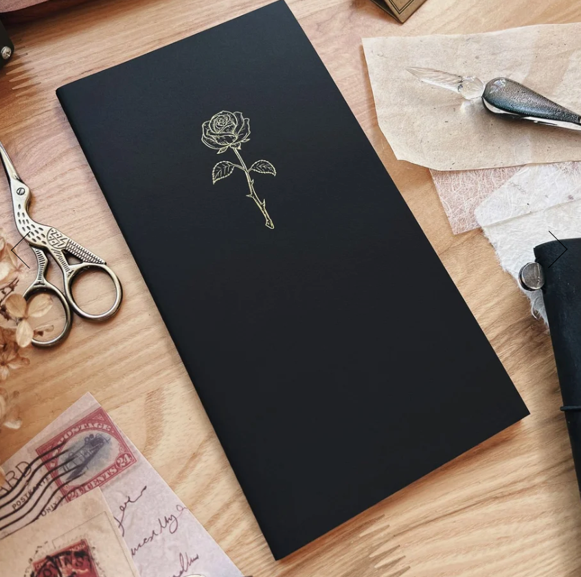 Rose Notebook (Standard TN Size) - Sarica Studio