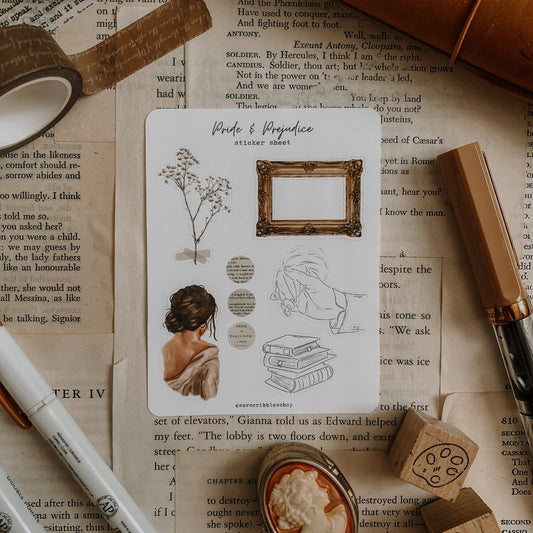 Pride & Prejudice Sticker Sheet