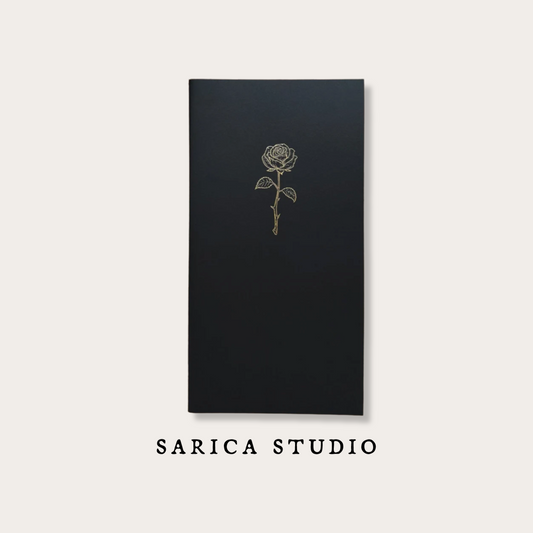 Rose Notebook (Standard TN Size) - Sarica Studio