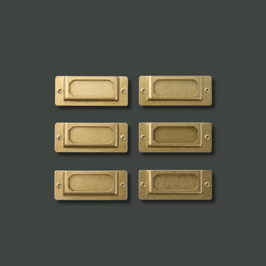 Brass Label Plate - Traveler's Company