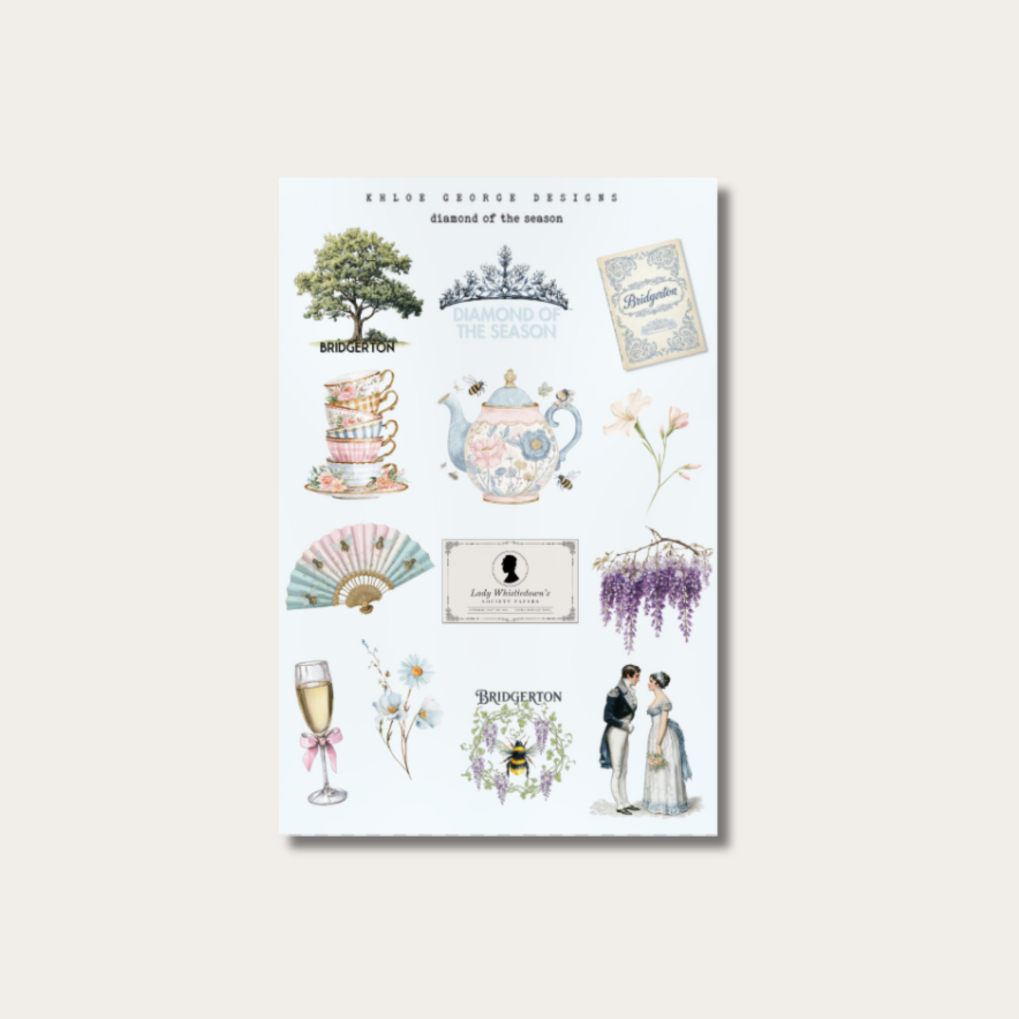 Diamond of the Season Sticker Sheet