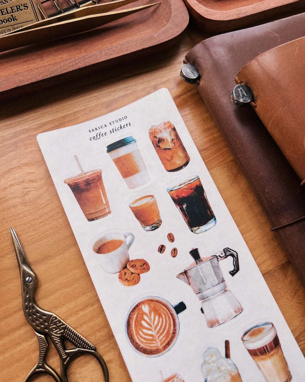 Coffee Sticker Sheet -  Sarica Studio