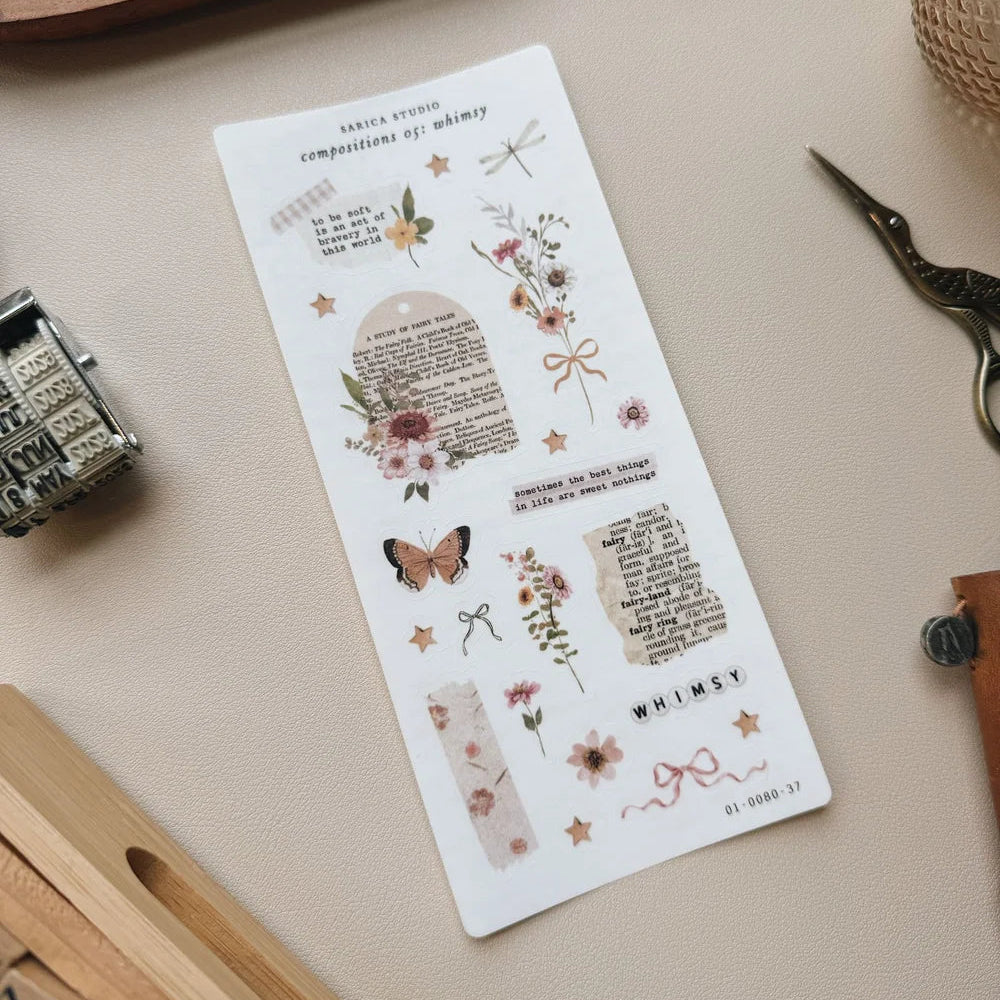 Whimsy Sticker Sheet - Sarica Studio