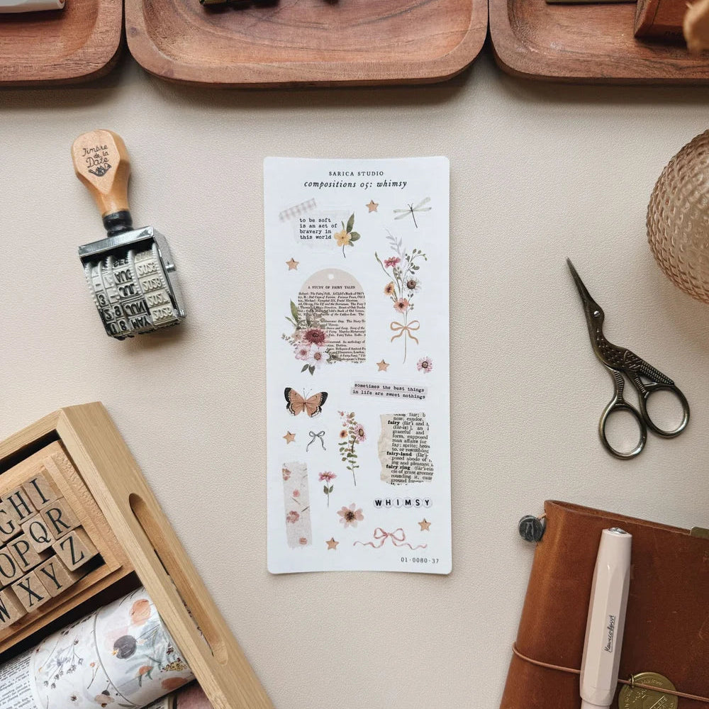 Whimsy Sticker Sheet - Sarica Studio