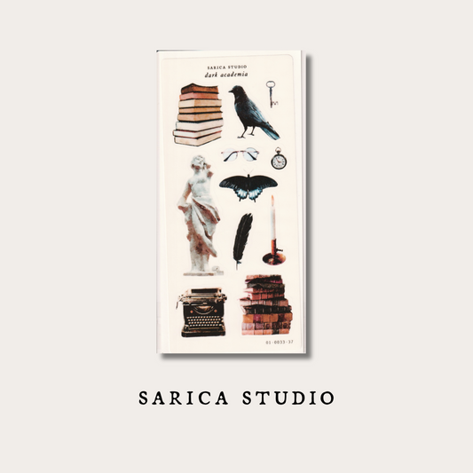 Dark Academia Sticker Sheet  - Sarica Studio