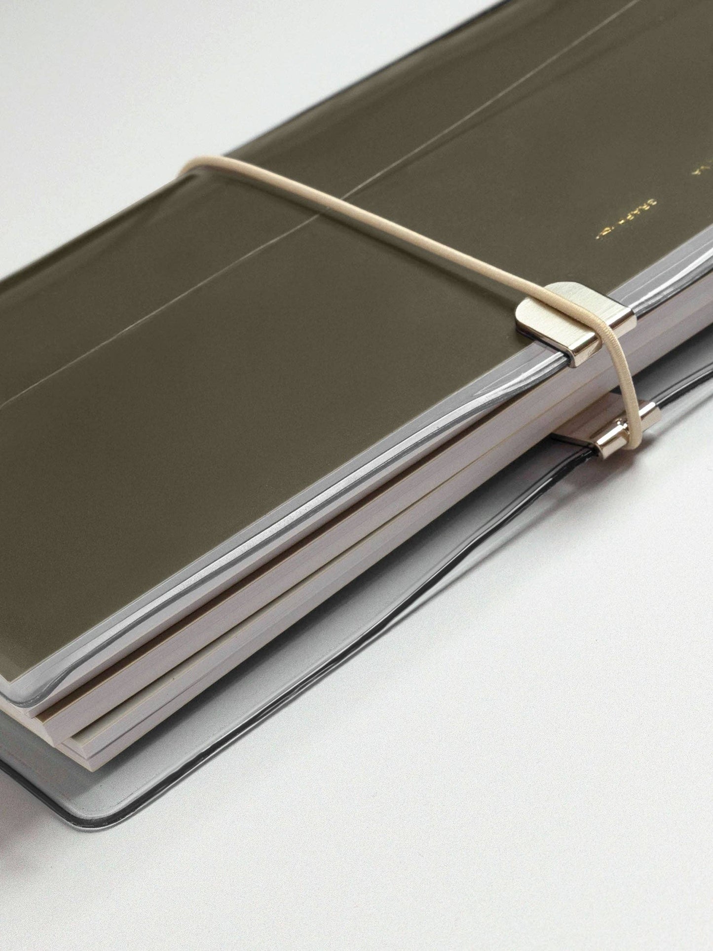 Clear Vinyl Travel Notebook Cover | A5 Slim