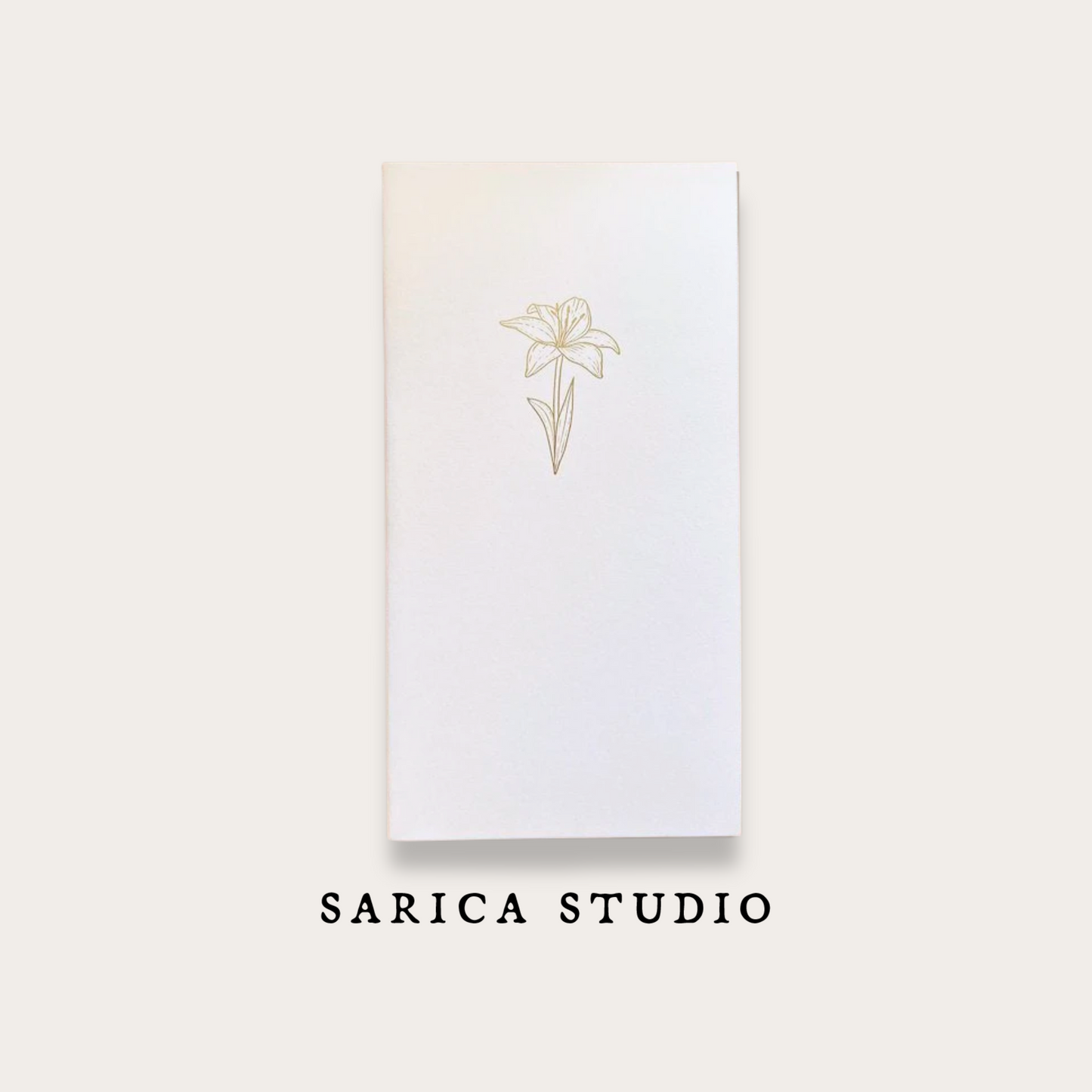 Lily Notebook (Standard TN Size) - Sarica Studio