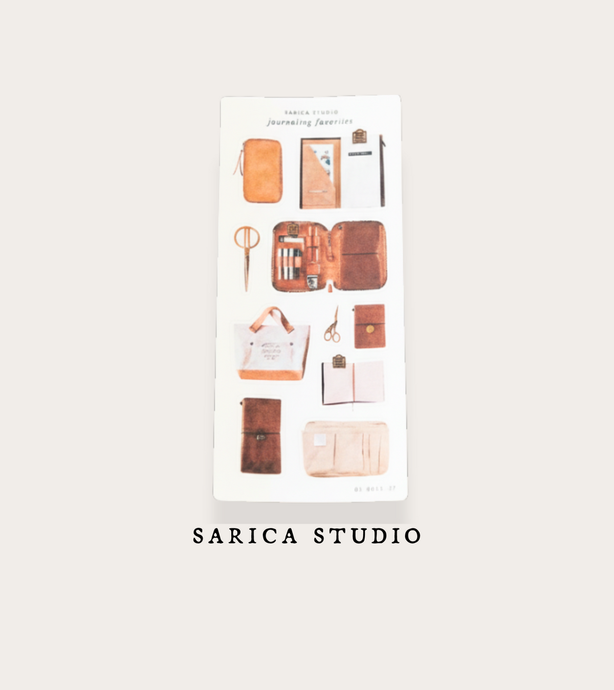 Journaling Favorites Sticker Sheet - Sarica Studio