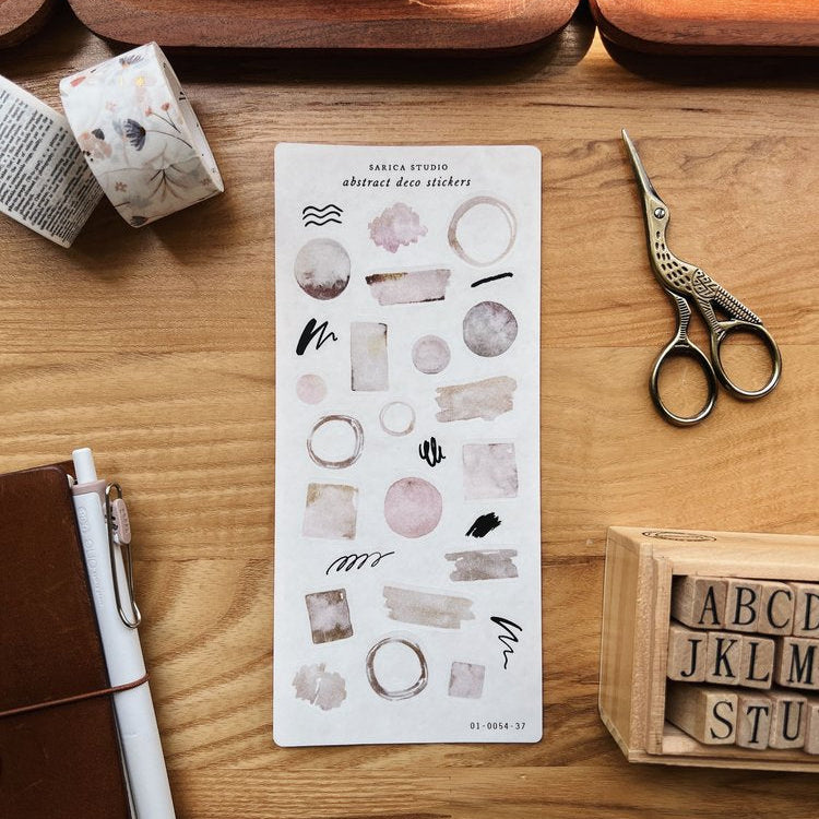 Abstract Deco Stickers -  Sarica Studio