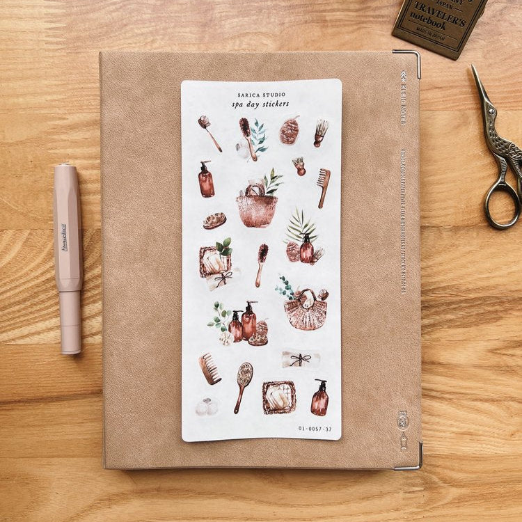 Spa Day Stickers -  Sarica Studio