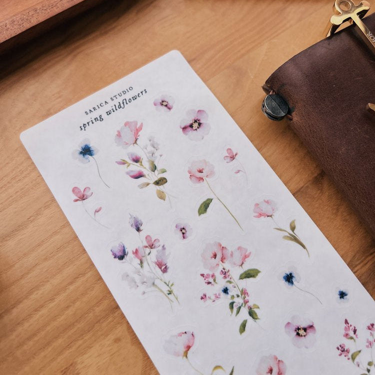 Spring Wildflower Stickers -  Sarica Studio