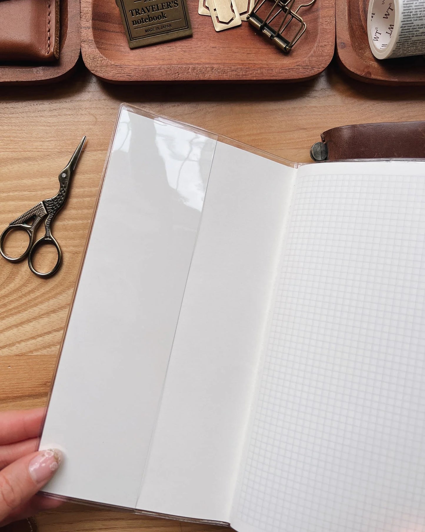 Clear Cover for Standard Traveler's Notebook