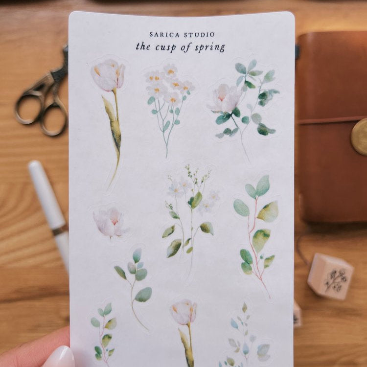 The Cusp of Spring Stickers -  Sarica Studio